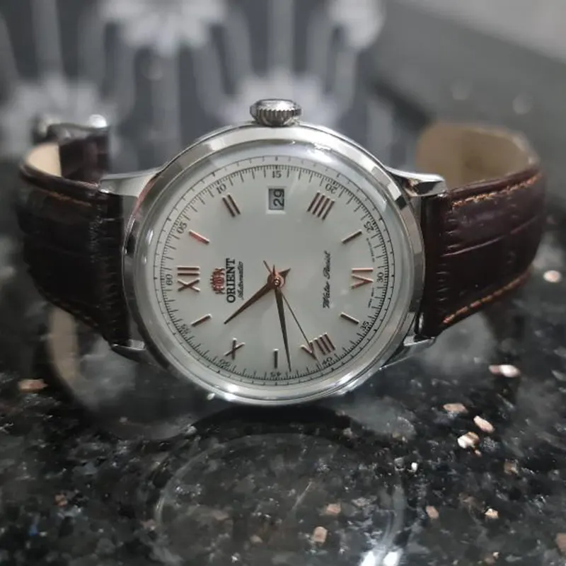 Orient Bambino 2nd-Gen Automatic Cream Dial Men's Watch- AC00009N0